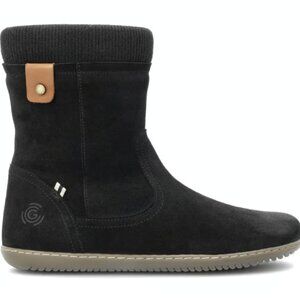 Groundies Iceland Women's Fleece-Lined Suede Boots - Black
